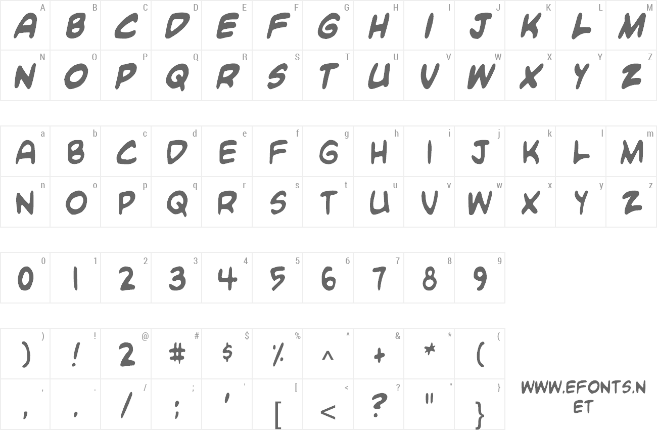 Font Blambot Custom preview